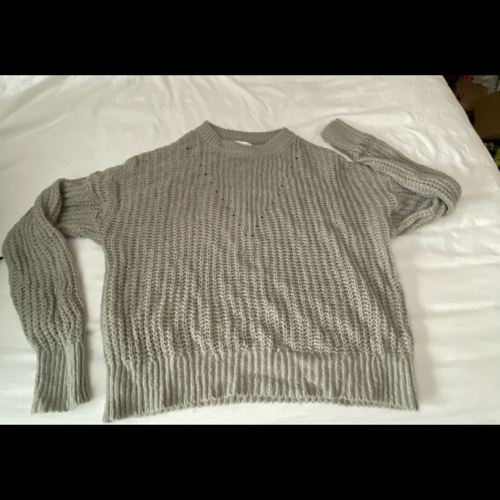 Gray and Silver Womens Prologue Sweater NWOT
